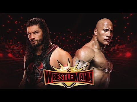 The Rock Vs Roman Reigns Na Wrestlemania 35 Youtube