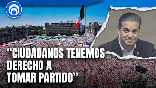 Zepeda afirma que ‘Marea Rosa’ es acto político que se suma a campaña de Xóchitl