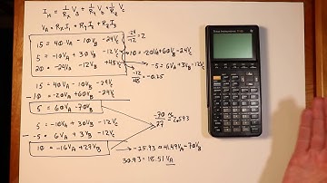 Solving Simultaneous Equations for Electrical Circuits