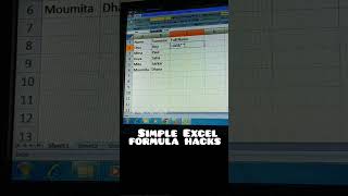 Excel Formula Hacks excel tips exceltutorial hacks tricks learn computer knowledge learning