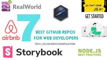 7 Best Github Repos For Web Developers | Github Shorts Compilation #2021 🔥
