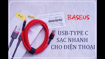 Cáp Sạc Nhanh Baseus Cafule Type-C USB Cho Smartphone ( MSP: 9799 )