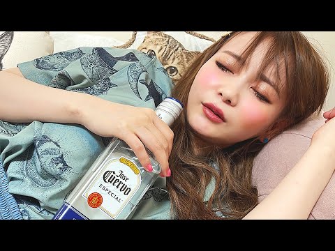 【テキーラ】中川翔子が酔っ払うと、こうなります…