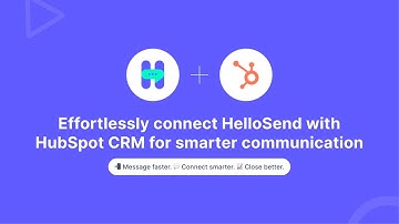How to Use HelloSend in HubSpot | SMS, WhatsApp Integration Demo