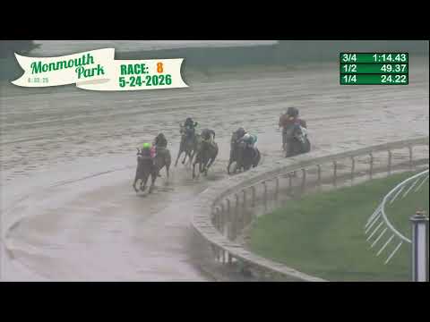 video thumbnail for MONMOUTH PARK 05-24-2026 RACE 8