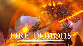 FIRE DEMONS | 1 HOUR of Epic Dark Evil Sinister Dramatic Music Mix