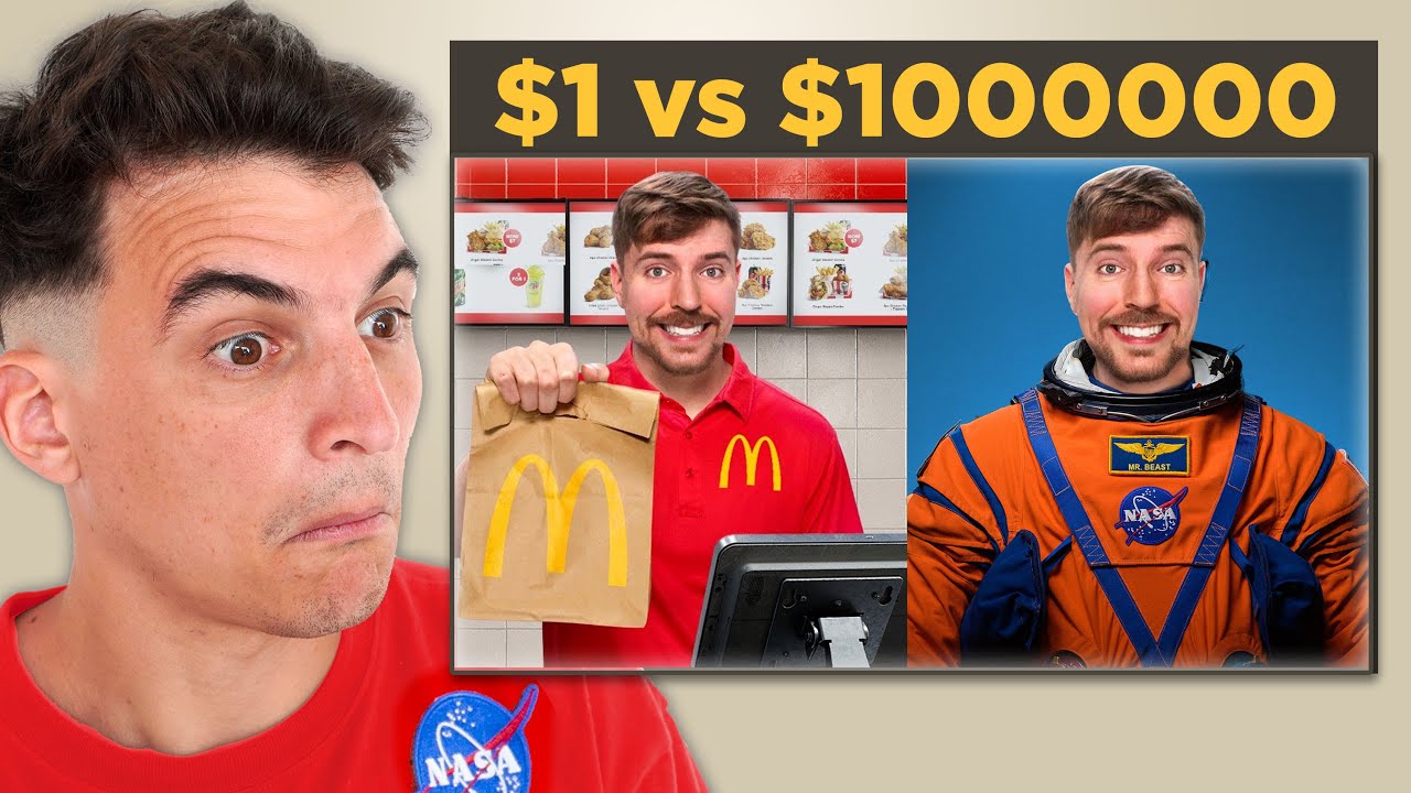 MR BEAST AGARRA LA PALA