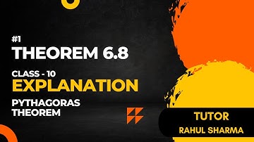 Class 10 Maths Chapter 6 | Pythagoras Theorem Proof - Triangles 2022-23