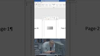 if you can't delete page in MS Word do this #microsoftoffice #tricks