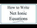Net Ionic Equations and Spectator Ions Explained