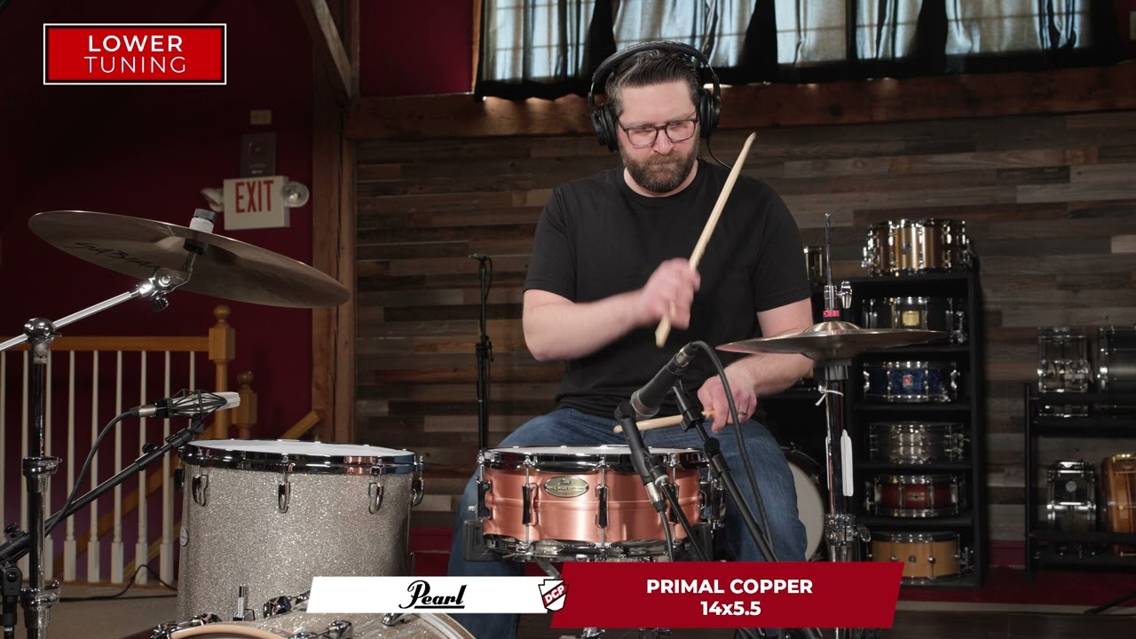 Pearl Primal Collective Copper Snare Drum 14x5.5