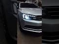 Before and after RS5 style headlights on MK6 Jetta #cars #mechanic #vw #headlights #modified