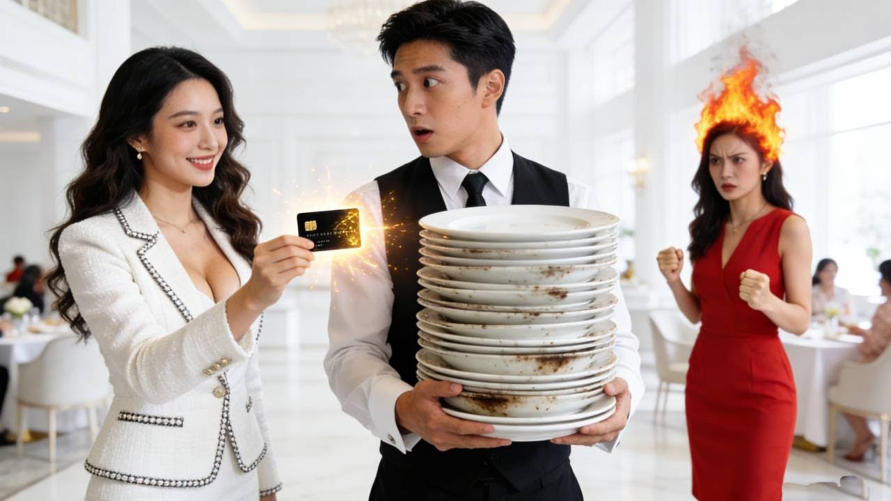 El pobre camarero es dejado por su novia;pero luego bella CEO le propone con $50B:es heredero oculto