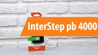 видео Портативное зарядное устройство InterStep PB4000