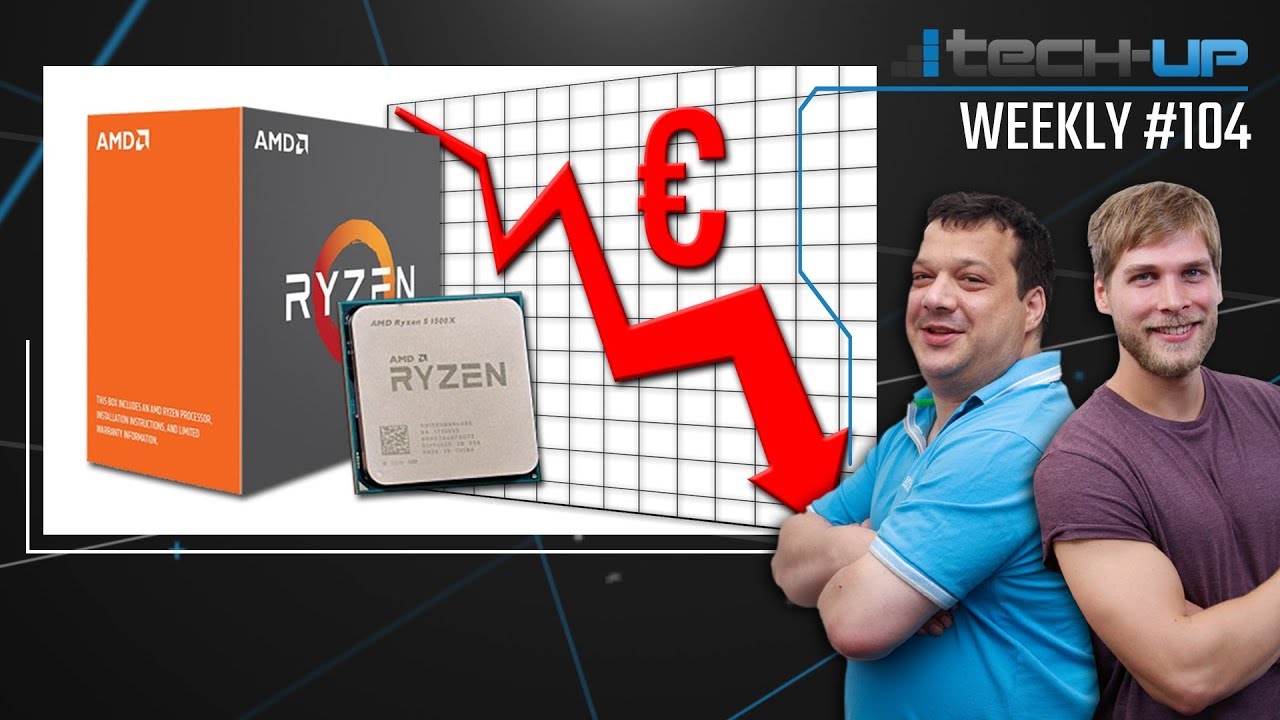RYZEN jetzt BILLIGER | Windows mit ANTI-CHEAT | Samsung verschenkt Note 8 - Tech-up Weekly 