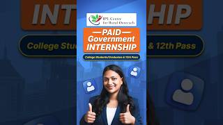 Paid Government Internship for College Students, Graduates &amp; 12th Pass| ICRO Amrit Internship 2025
