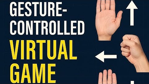 Gesture-Controlled Virtual Game Controller | Python + OpenCV + AI | No Keyboard Needed!