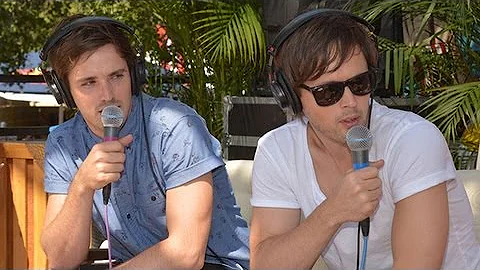 Atlas Genius Backstage Interview At KROQ Weenie Roast 2013