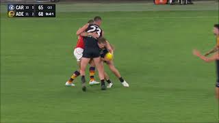 Mitch McGovern - AFL 2024 Round 5 Highlights - Carlton vs Adelaide