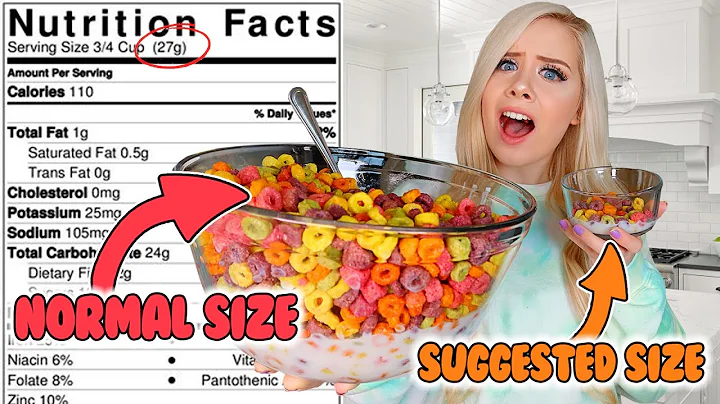 ONLY eating RECOMMENDED SERVING SIZES for 24 HOURS! **SHOCKING**