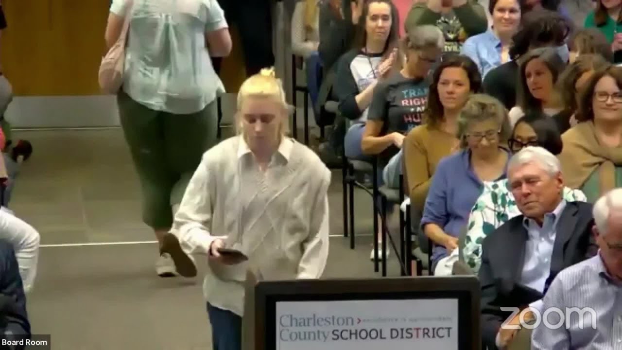 Speaker calls for Charleston County School Board member's resignation ...