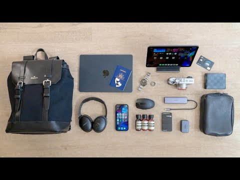 My Travel Bag & Tech Essentials (after 50+ Work Trips)