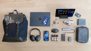 My Travel Bag & Tech Essentials (after 50+ Work Trips)