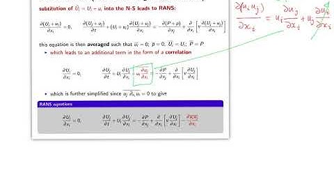 Advanced CFD course: how Reynolds stresses act to increase diffusion