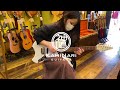 Kaminari guitars  swinger 69 2pu   white