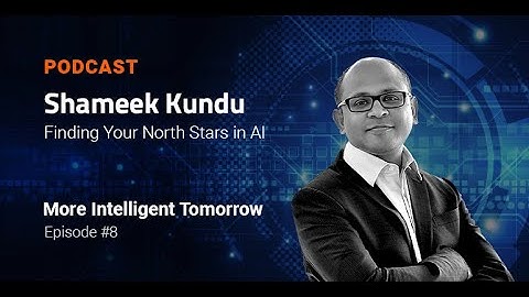 Finding your North Stars in AI - Shameek Kundu | More Intelligent Tomorrow #008