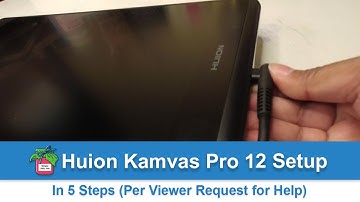 Huion Kamvas Pro 12 Setup In 5 Steps (Windows 10 OS)