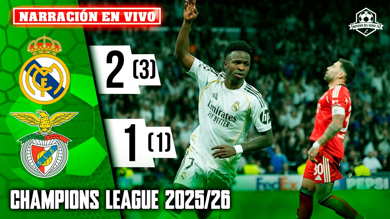 🔴 Real Madrid vs Benfica EN VIVO / Champions League | 16avos de Final