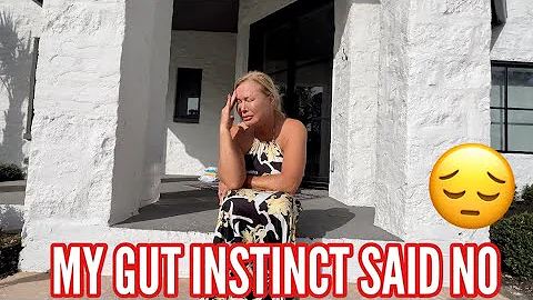 MY GUT INSTINCT SAID NO