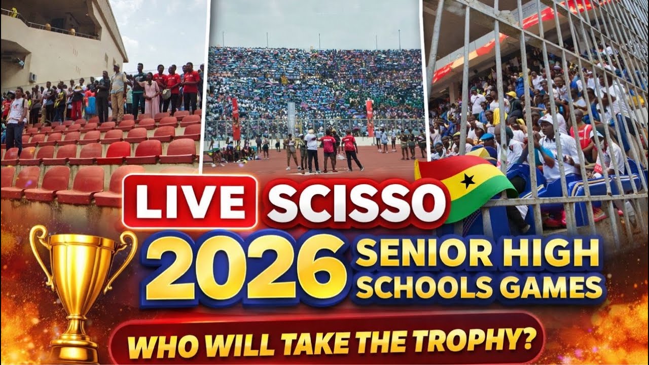 SCISSO 2026 LIVE 🔴 – Day 2 of Ashanti Region Senior High School super zonals at Stadium 🏟️🇬🇭