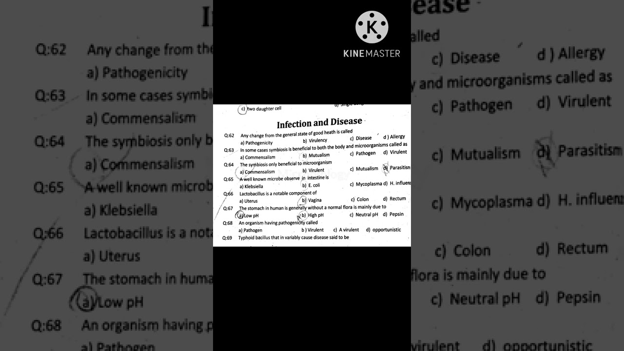 Disease and infection| culture media Mcqs @UTV