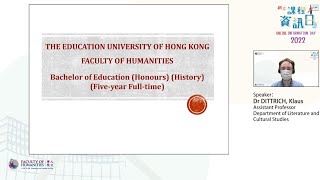 [Webinar Recap] BEd (HIST)