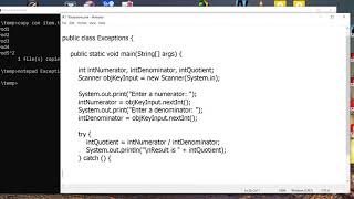 Exceptions - Managing using the try-catch block (Part 2/4)