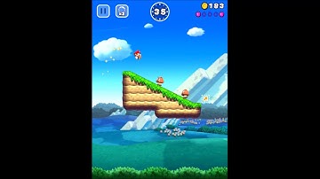 Super Mario Run - Levels 4-1/4-4 Gameplay And Tutorial! Including The BOSS Level
