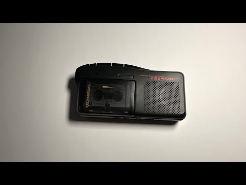 Olympus Microcassette Recorder Pearlcorder S912 - YouTube