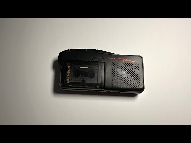 Olympus Microcassette Recorder Pearlcorder S912 - YouTube