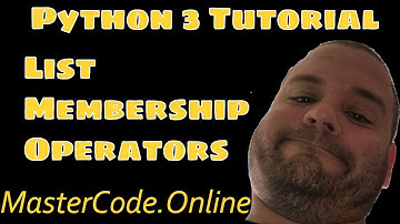 Python List Membership Operators