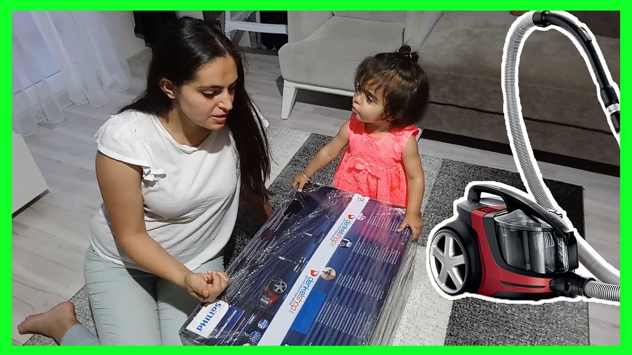 PHİLİPS MARATHON ELEKTRİK SÜPÜRGESİ ALDIK Süpürgemiz bozuldu yenisini