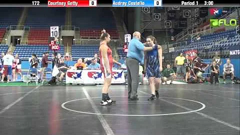 Cadet WM 172 - Audrey Costello (Oregon) vs. Courtn...