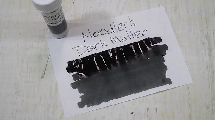 Noodler's Dark Matter writing sample