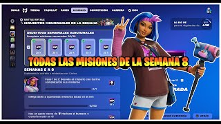 Fortnite - Cómo Completar Todas Las Misiones De La Semana 8 Capítulo 7