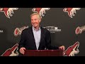Coyotes GM Don Maloney's Full End-of-Season Presser