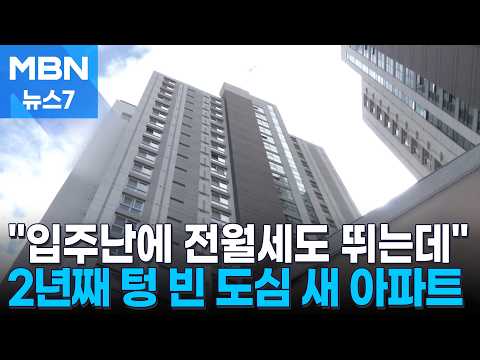 전월세까지 줄줄이 뛰는데…2년째 텅 빈 도심 새 아파트, 왜 [MBN 뉴스7]