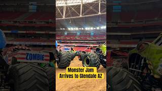 Monster Jam has arrived to Arizona! A look behind the scenes.