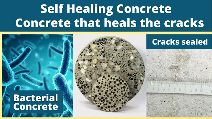 Self healing concrete || Bacterial Concrete || The concrete that heals the cracks || Manufacturing