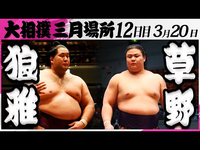 大相撲 狼雅（二子山部屋）ー草野（伊勢ヶ濱部屋）＜令和7年三月場所